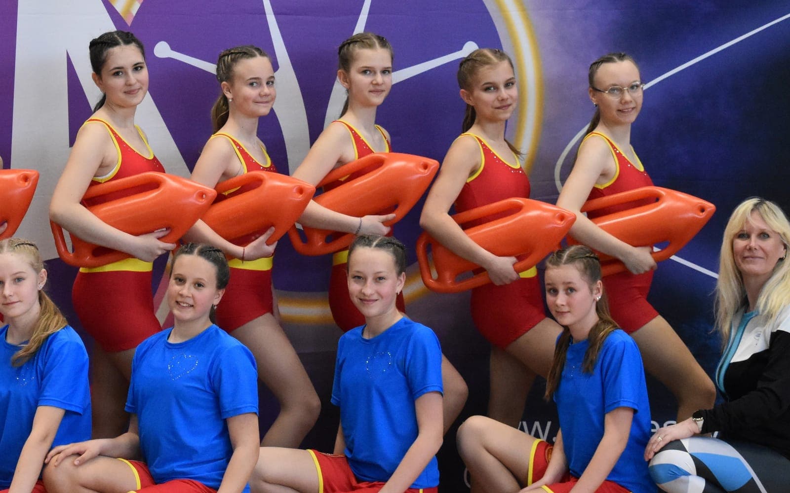 Tým na Aerobic Tour v Brně